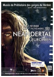 NÃ©andertal l'EuropÃ©en - MusÃ©e de PrÃ©histoire des Gorges du Verdon