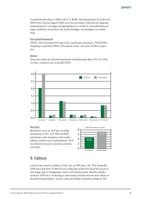 Testdokument Preem ACP Diesel