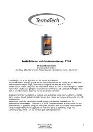 Betjeningsvejledning P101 - TermaTech