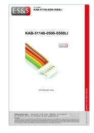 Datasheet: KAB-51146-0500-0500LI - ES&S Solutions GmbH