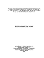 elaboraciÃ³n de procedimientos de un proceso productivo con base ...