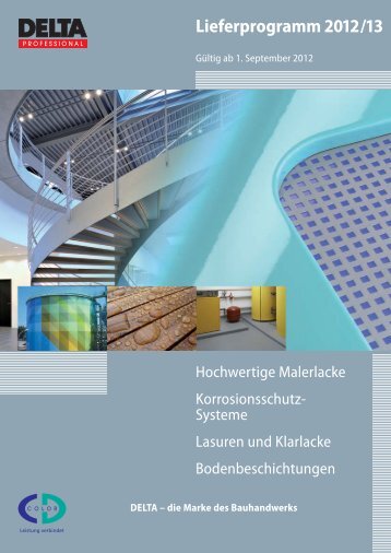 Lieferprogramm 2012/13 - CD-Color GmbH & Co.KG