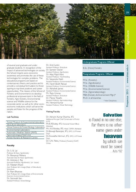 Download Prospectus 2013 (15 mb) - Shiats.edu.in