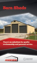 to download our Barn Sheds brochure (pdf) - Central Vic Sheds