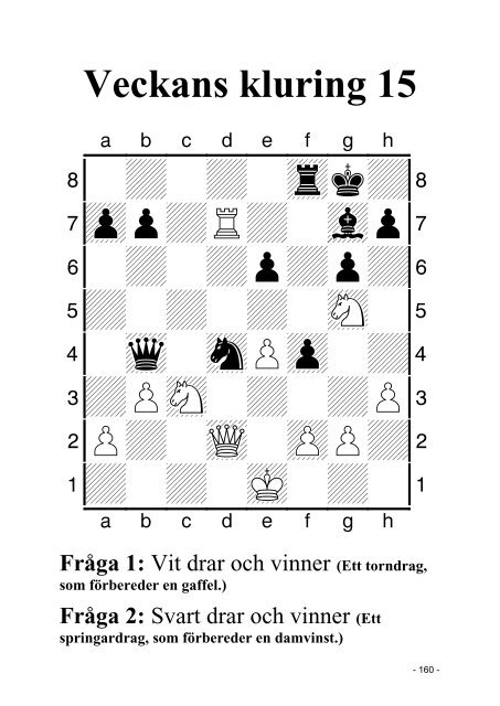 FrÃ¥ga 1 - Sveriges SchackfÃ¶rbund