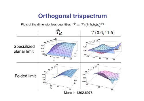Primordial trispectrum and orthogonal non-Gaussianities