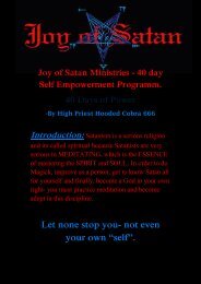 The Complete 666BlackSun e-Book - Joy of Satan PDF Documents