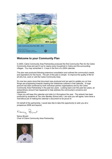 Welcome to your Community Plan - Wiltshire Council