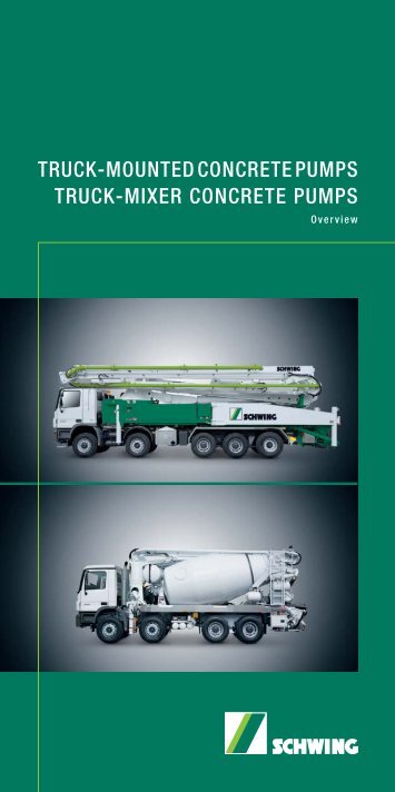 TRUCK-MOUNTED CONCRETE PUMPS TRUCK-MIXER ... - sotradies