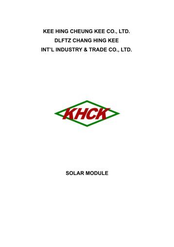 kee hing cheung kee co., ltd. dlftz chang hing kee int'l industry ...