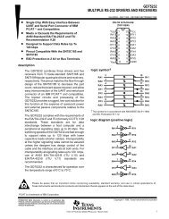 GD75232 MULTIPLE RS-232 DRIVERS AND RECEIVERS