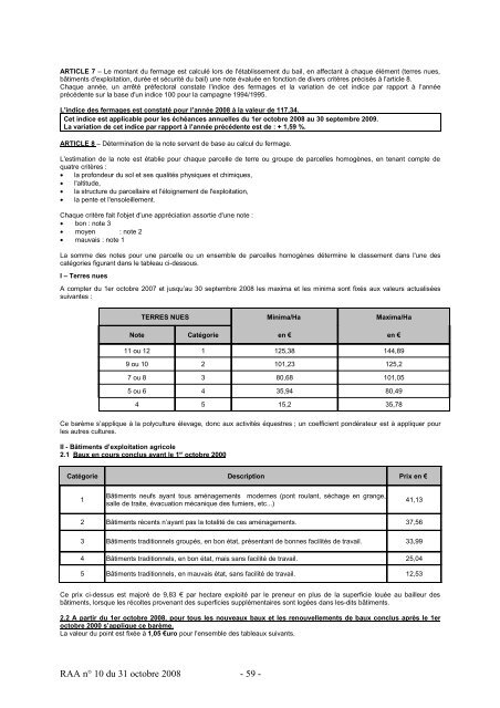 RAA du 31 octobre 2008 - Les services de l'Ãtat en Haute-Savoie