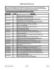 P24FL Series Parts List - Vogt Tube Ice