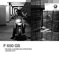 Prijslijst F 650 GS - Motor Houtrust