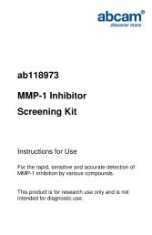 ab118973 MMP-1 Inhibitor Screening Kit - Abcam