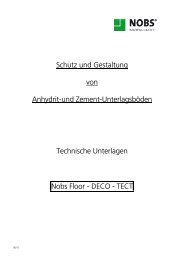 Schutz und Gestaltung von Anhydrit-und Zement ... - bei FEYCO