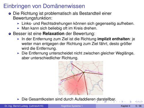 Kognitive Systeme 1 - Lehrstuhl für Informatik 8 (Theoretische ...