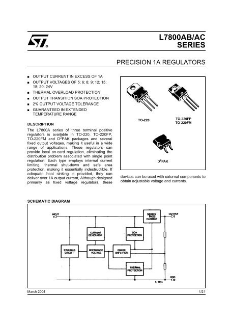 PRECISION 1A REGULATORS - Soemtron.org