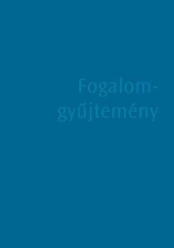 Fogalomgyűjtemény - Felvi.hu