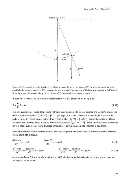 Sommario 1. Fisica, metodo scientifico, grandezze fisiche ...