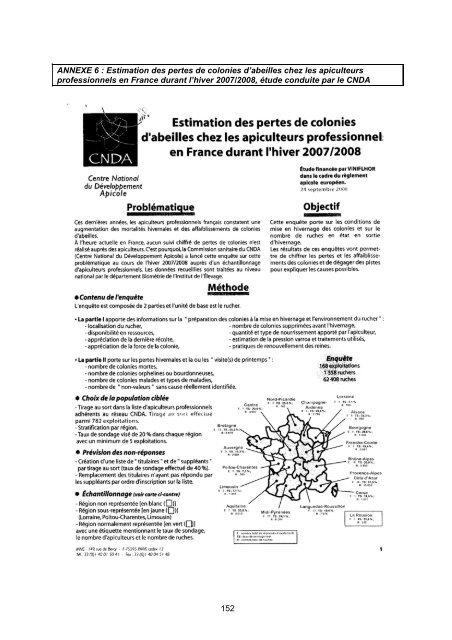 Mortalités, effondrements et affaiblissements des colonies d'abeilles