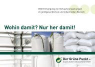 DSD-Gewerbeentsorgung - Der GrÃ¼ne Punkt