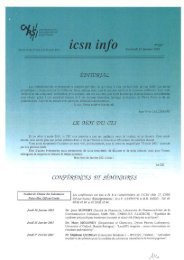 coe{rEKENcEs E r sÃÃ®vt rA(.q.rKEs - Historique de l'ICSN - CNRS