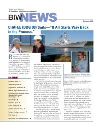BIW News October 2003 - Bath Iron Works