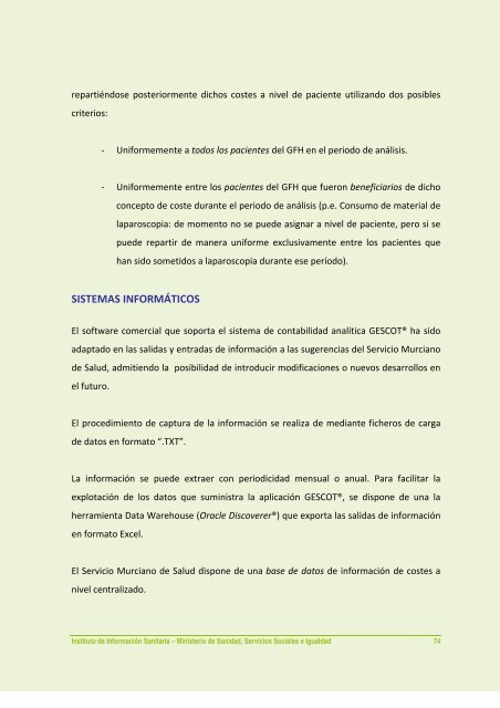 AnÃ¡lisis de los sistemas de contabilidad analÃ­tica en los hospitales ...