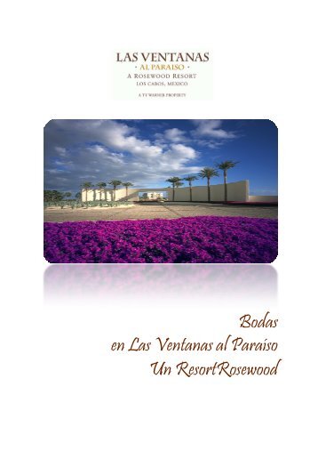 Lineamientos de Bodas PDF - Rosewood Hotels & Resorts