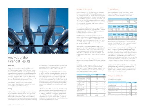 1. Refining and Petrochemicals - Rompetrol.com