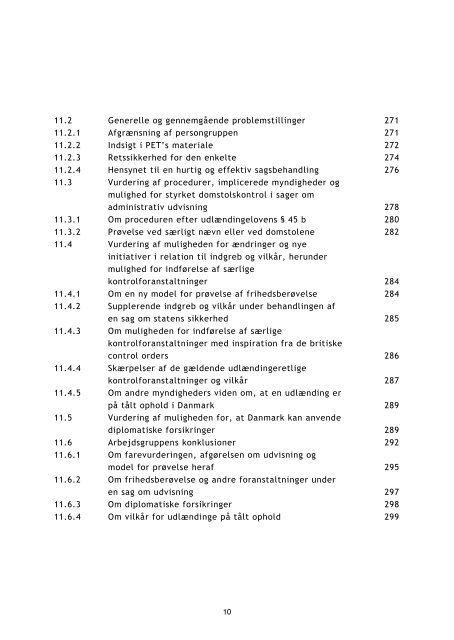 Betænkning om administrativ udvisning af udlændinge, der må ...