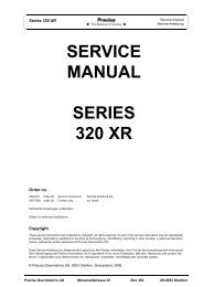 SERVICE MANUAL SERIES 320 XR - Precisa