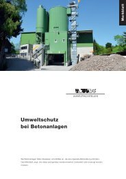 Umweltschutz bei Betonanlagen (ZUDK) - Kanton Zug