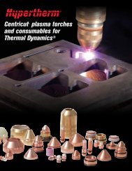 CentricutÂ® plasma torches and consumables for Thermal DynamicsÂ®