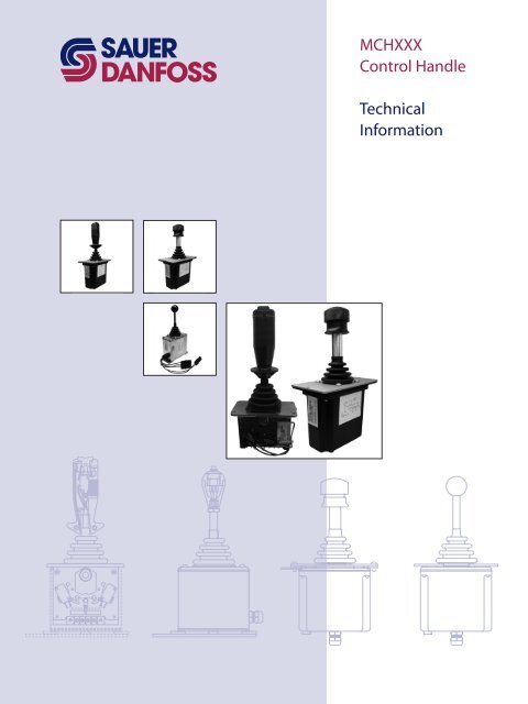 MCHXXX Control Handle Technical Information Ã‚Â©Sauer-Danfoss