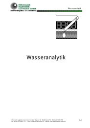 Wasseranalytik - Carl-Hamm