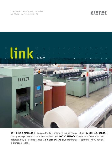 link 1 /2010 04 Trends & MArKeTs El mercado textil de ... - Rieter