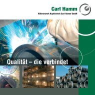 Qualität – die verbindet - Carl-Hamm