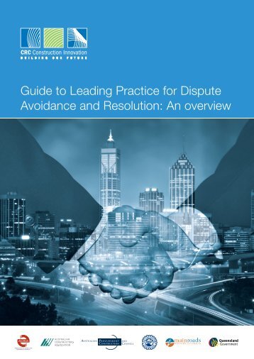 Guide to Leading Practice for Dispute Avoidance and Resolution: An ...