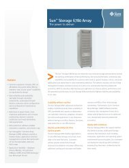 Sun StorageTek 6780 Array Datasheet - Q Associates