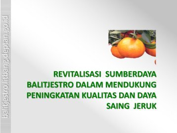 balitjestro.litbang.deptan.go.id - Hortikultura