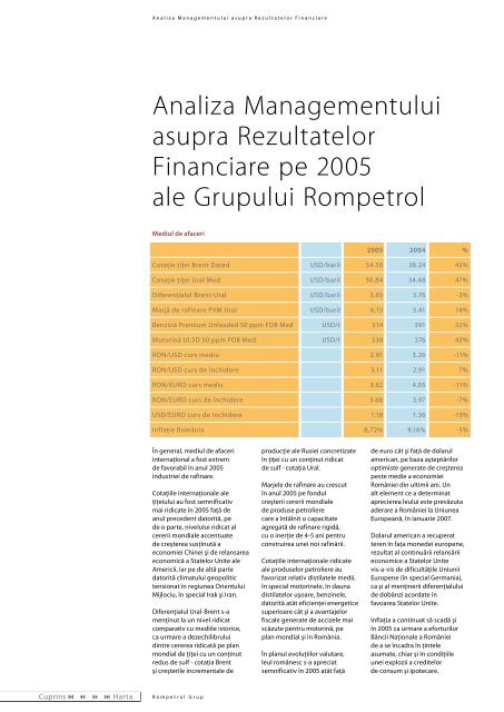 Scrisoarea Directorului General de Opera]iuni - Rompetrol.com