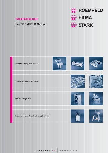 FACHKATALOGE der ROEMHELD Gruppe - bei STARK Spannsysteme GmbH