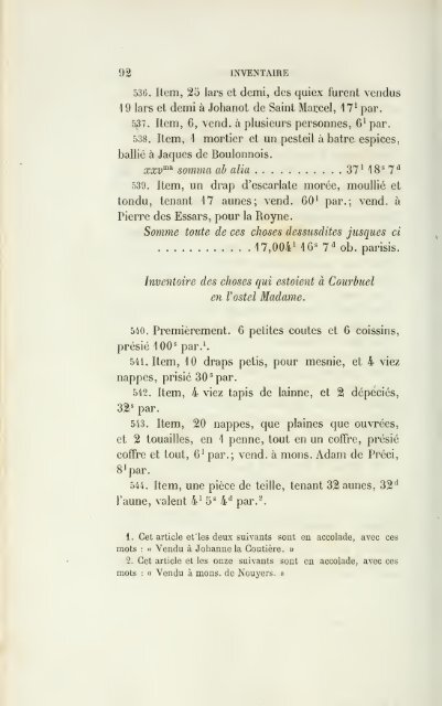 Nouveau recueil de comptes de l'argenterie des rois de France