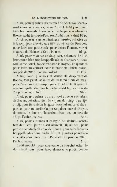 Nouveau recueil de comptes de l'argenterie des rois de France