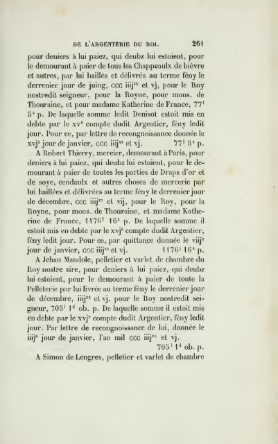 Nouveau recueil de comptes de l'argenterie des rois de France