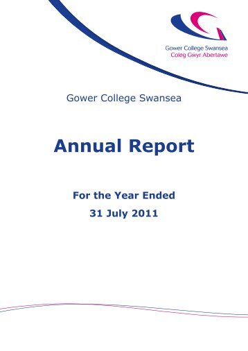 Annual Report - Gower College Swansea