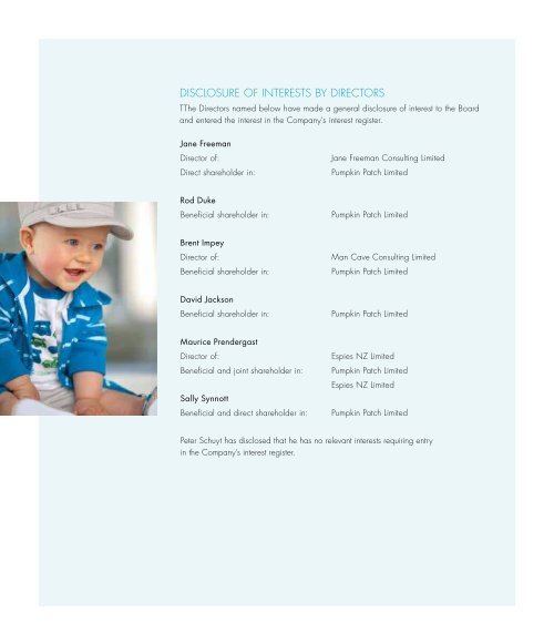 annual report 2012 - Pumpkin Patch investor relations