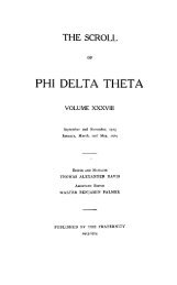 1913–14 Volume 38 No 1–5 - Phi Delta Theta Scroll Archive